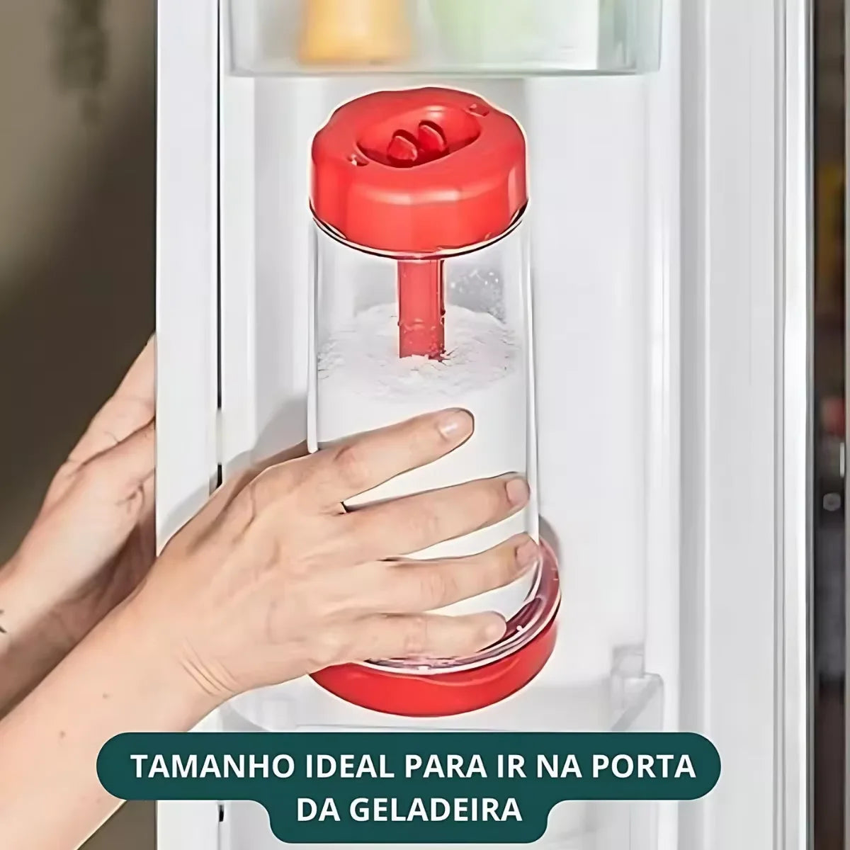 Peneira para tapioca, farinha e açúcar, utensílio de cozinha multiuso em aço inoxidável e plástico.