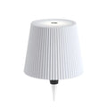 Luminária de mesa LED sem fio em formato de garrafa de vinho, com 3 cores, intensidade infinita ajustável e recarregável via USB. Ideal para mesas de jantar e para bebidas. Toque na parte superior.