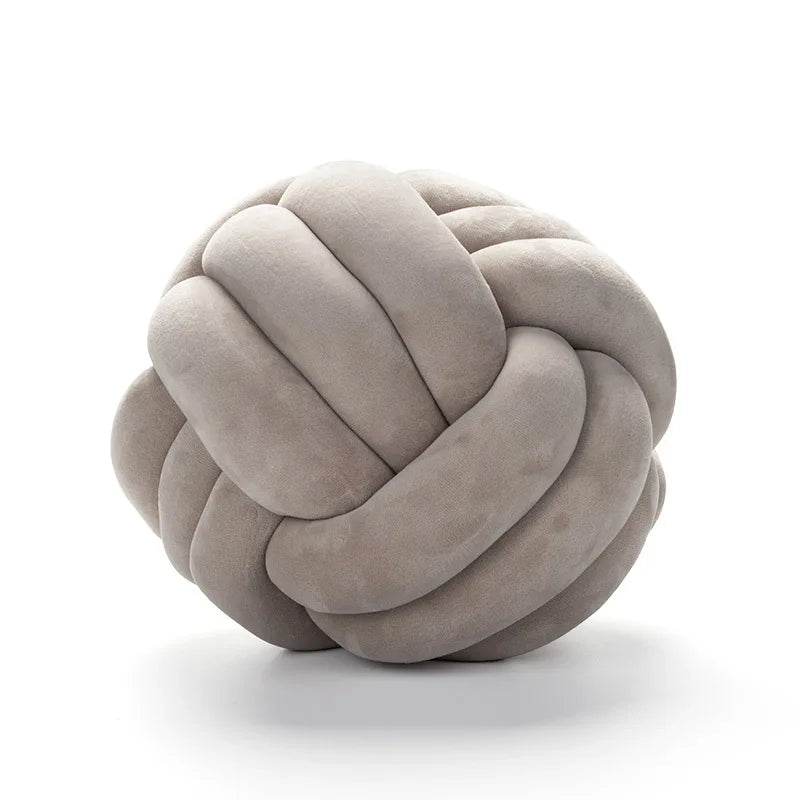 Almofada decorativa com nó de, feita à mão em veludo macio, grande e moderna, aconchegante, perfeita para decorar o sofá de casa.