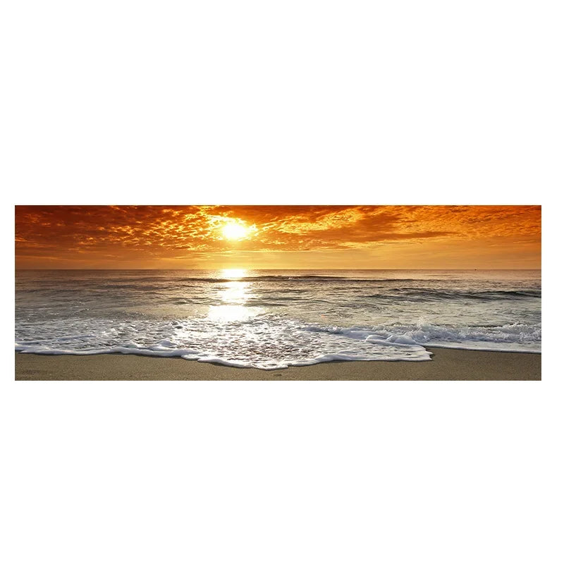 Arte de parede minimalista moderna, paisagem abstrata, pinturas a óleo em tela HD,