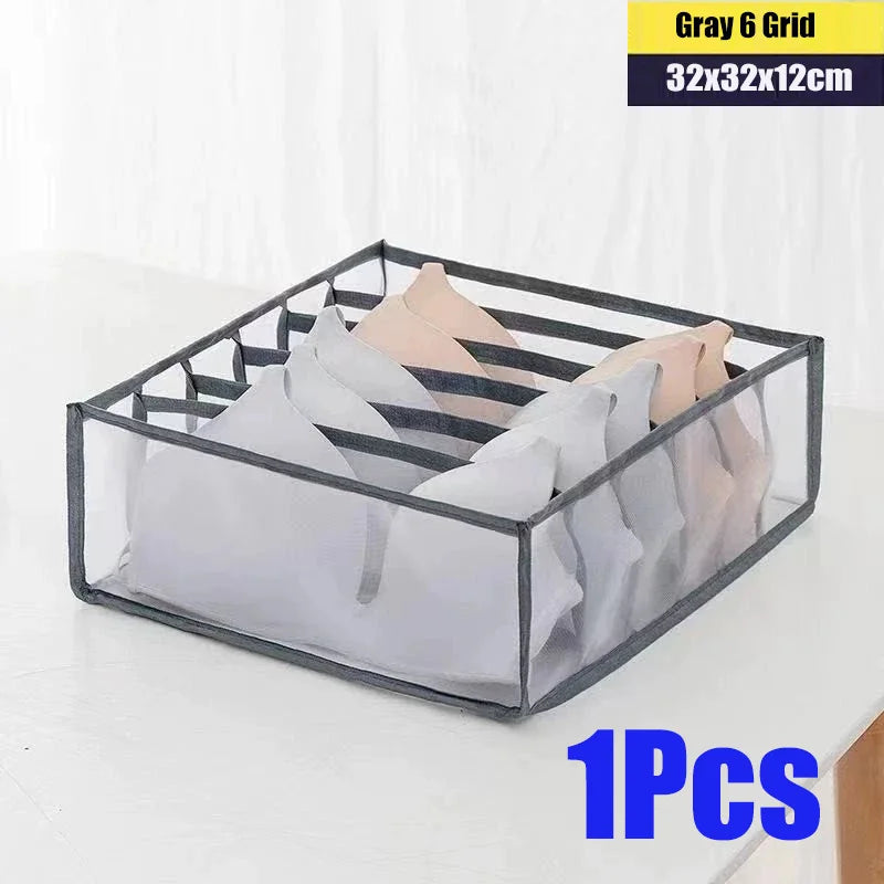 Organizador de Gaveta para Roupa Íntima, Caixa Organizadora Dobrável.