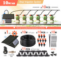 Sistema de irrigação por gotejamento inteligente com temporizador e controle remoto Tuya, compatível com Wi-Fi, para plantas de jardim, varanda e vasos.