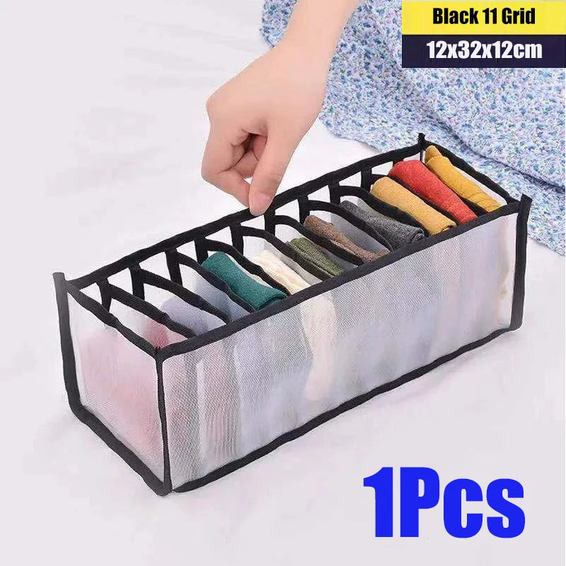 Organizador de Gaveta para Roupa Íntima, Caixa Organizadora Dobrável.
