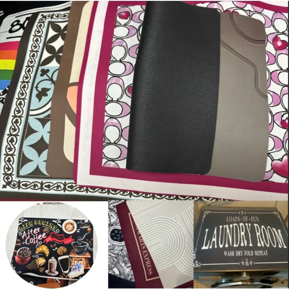 Tapete de drenagem minimalista, absorvente e antiderrapante para pia de cozinha, secagem rápida, fácil de limpar, decoração moderna para cozinha.