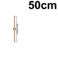 Luminária de parede LED moderna de 100cm x 120cm, nas cores branca e dourada, ideal para corredores, salas de estar e decoração de interiores.