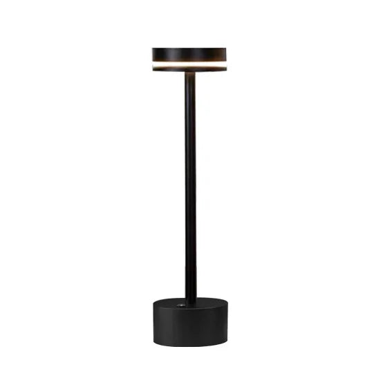 Luminária de mesa com interruptor de toque, recarregável e sem fio.