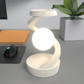 Luminária flutuante giratória, carregador sem fio de 15 W, RGB para criar ambiente.